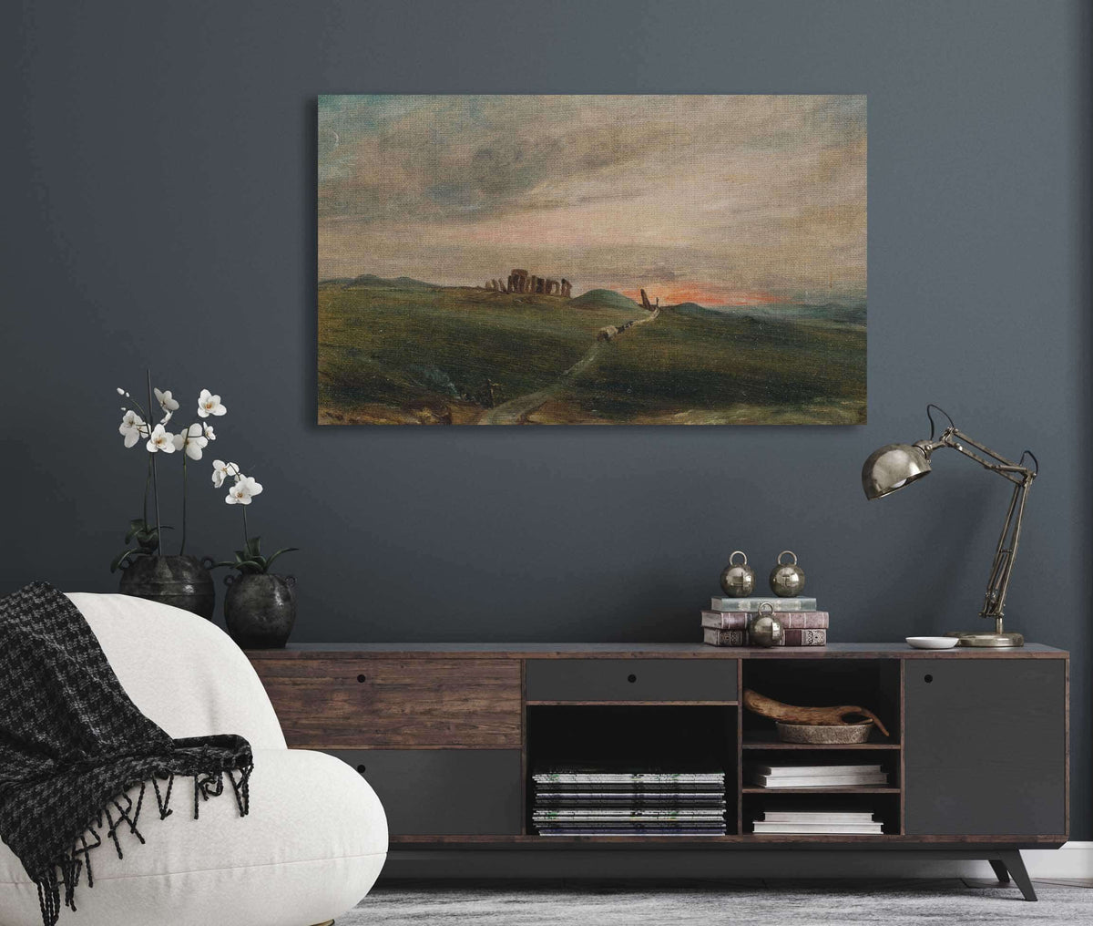 Stonehenge At Sunset by John Constable