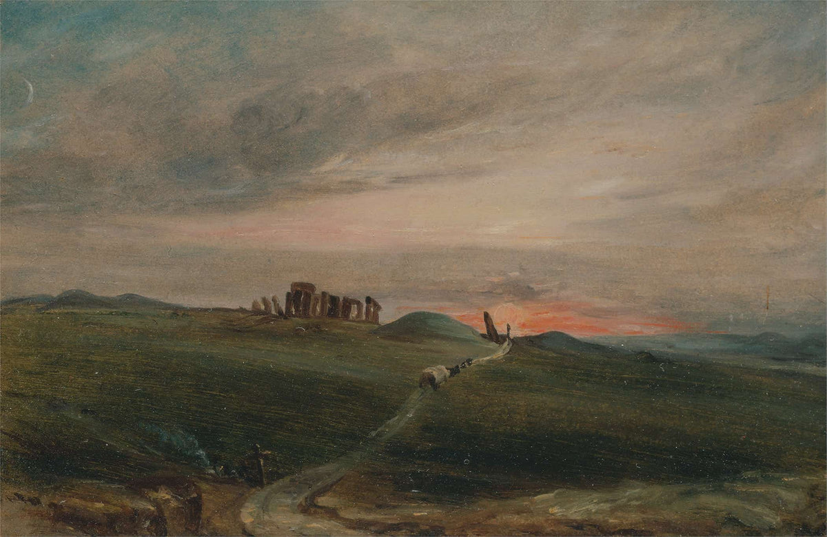 Stonehenge At Sunset by John Constable