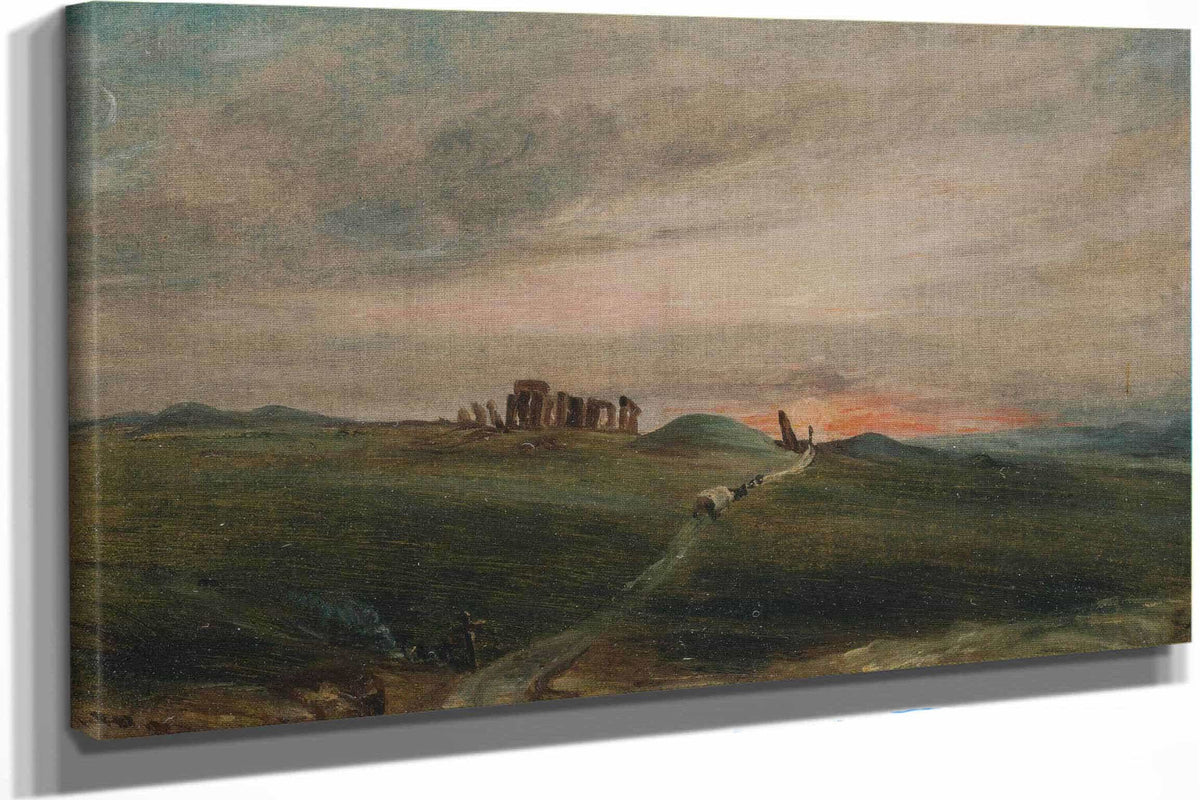 Stonehenge At Sunset by John Constable