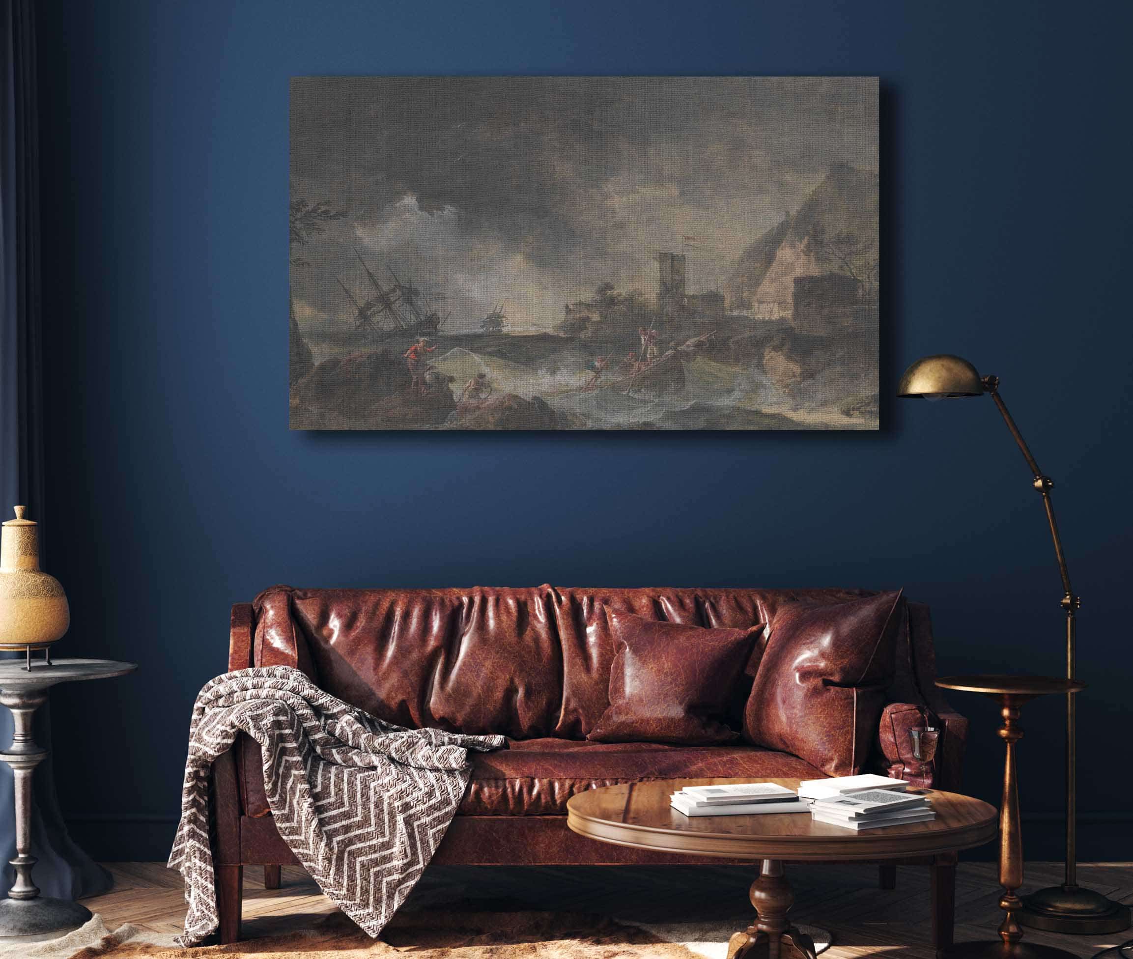 Storm by Claude Joseph Vernet