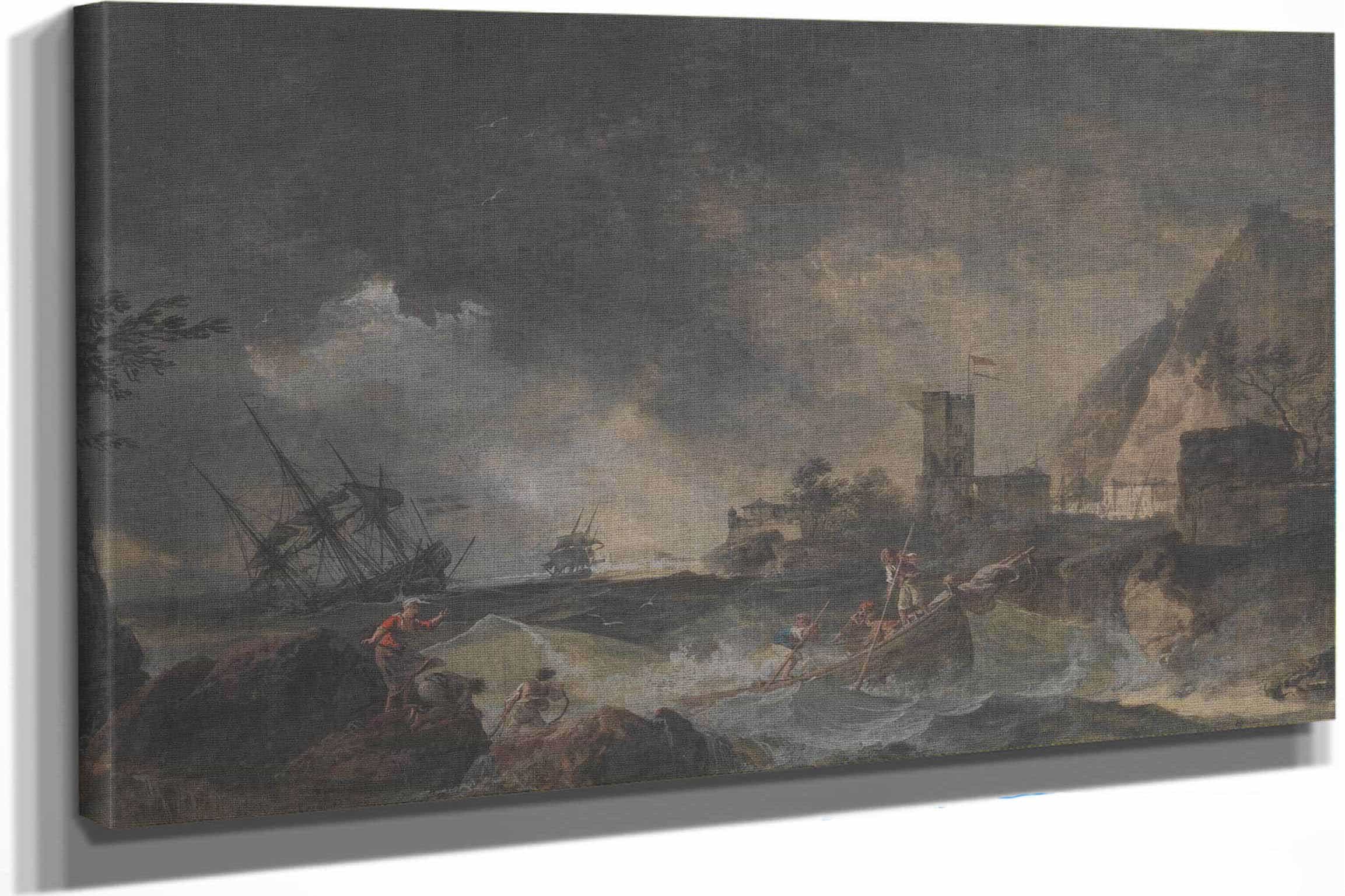 Storm by Claude Joseph Vernet