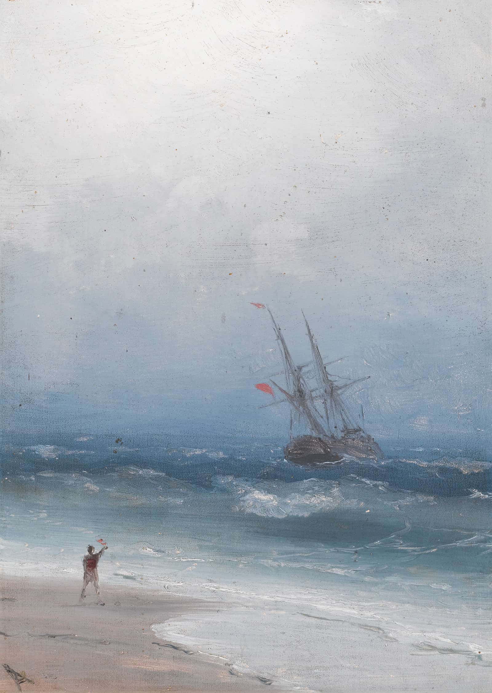 Stormy Coast by Ivan Konstantinovich Aivazovsky