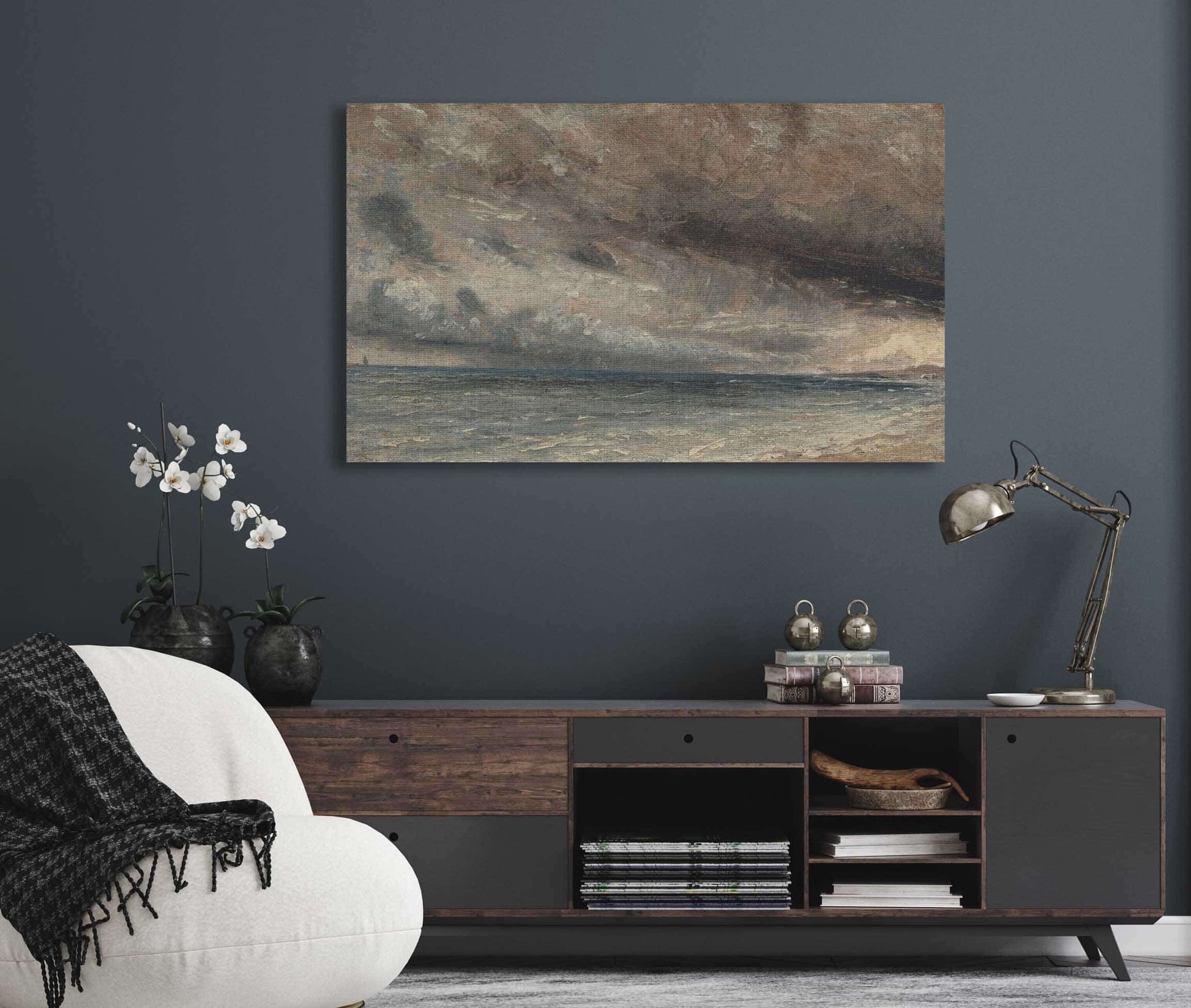 Stormy Sea Brighton by John Constable