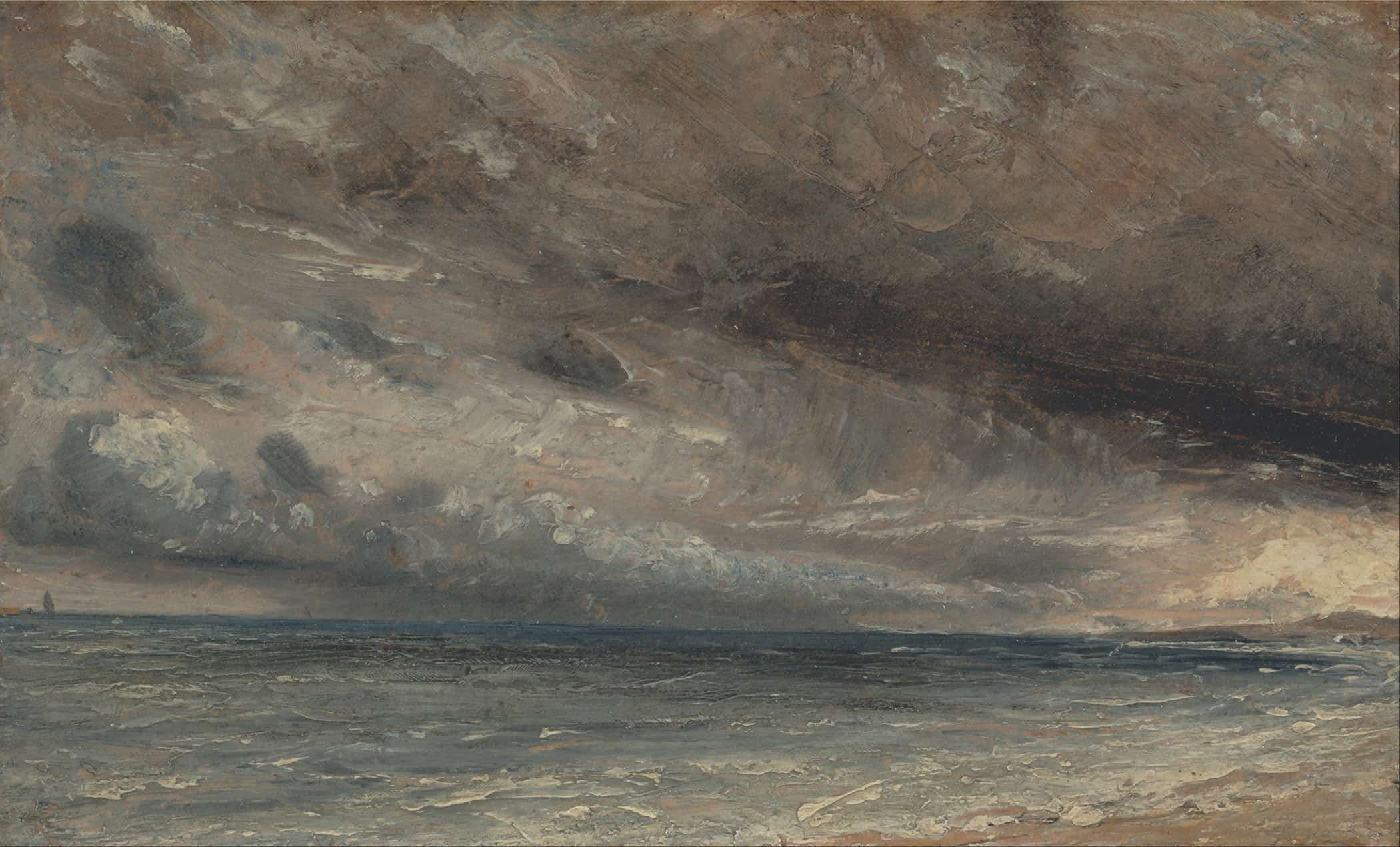 Stormy Sea Brighton by John Constable