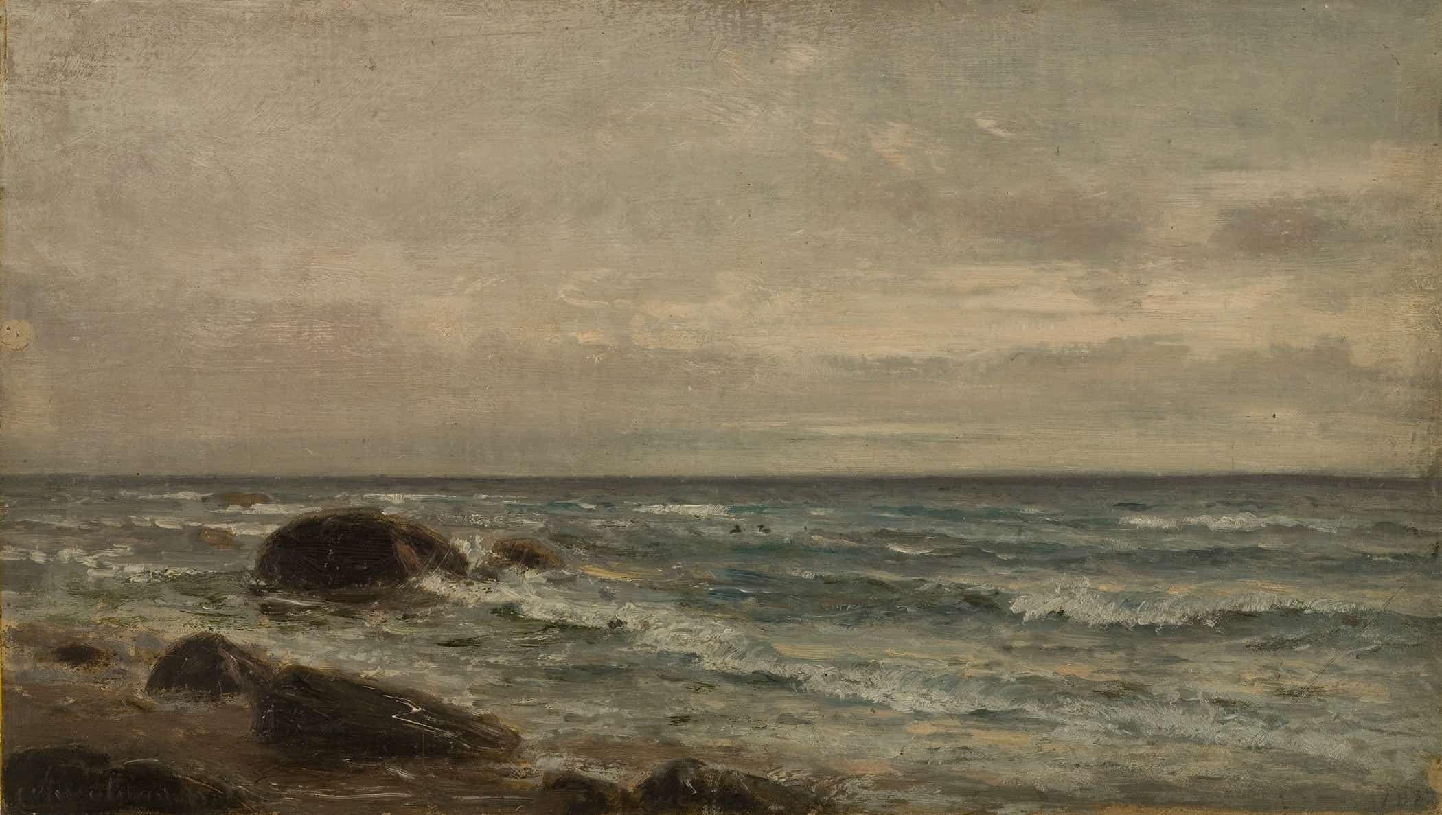 Strandparti Jaeren by Amaldus Nielsen