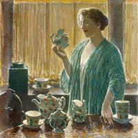 Strawberry Tea Set by Childe Hassam