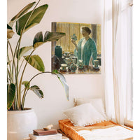 Strawberry Tea Set by Childe Hassam