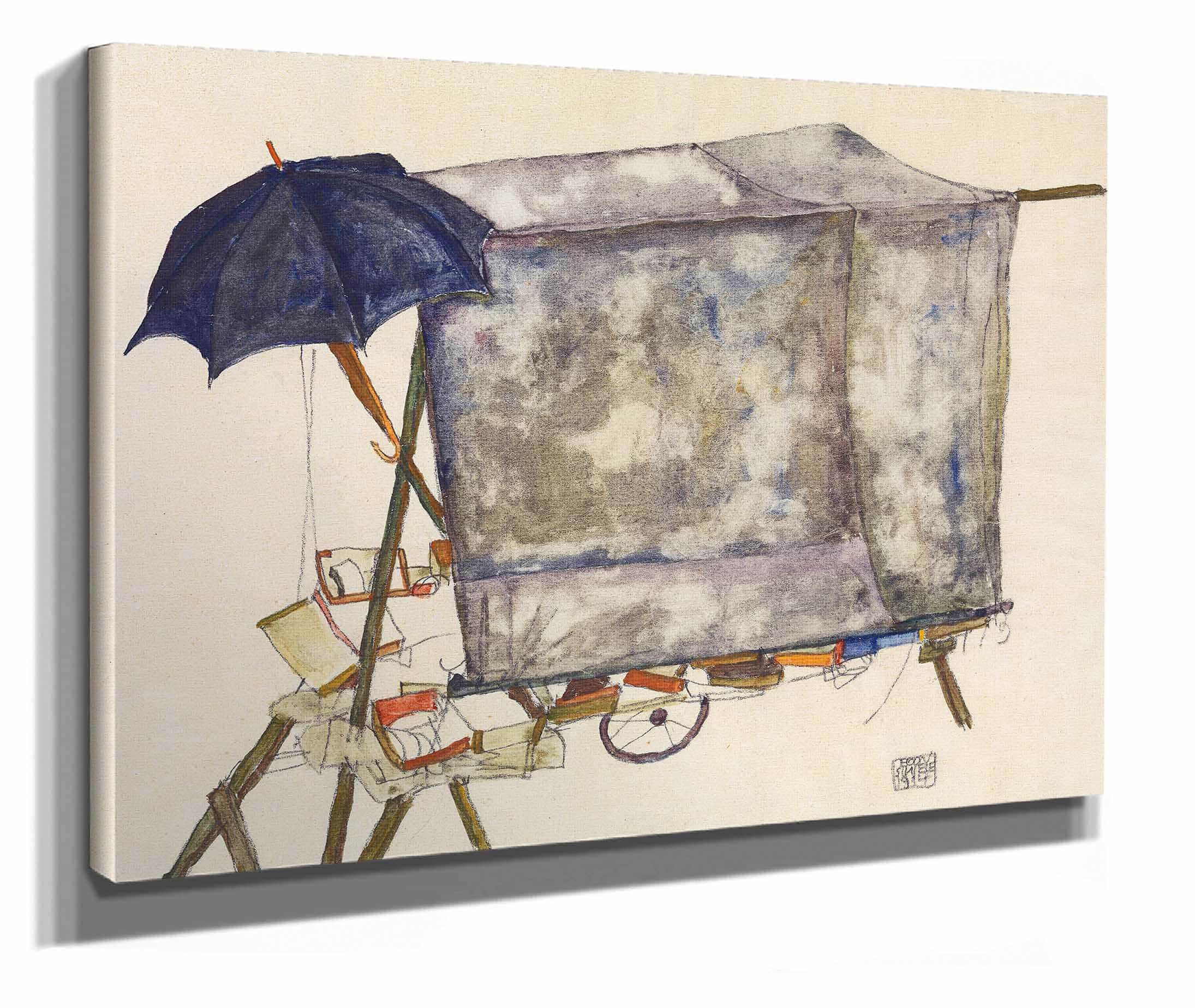 Street Cart by Egon Schiele