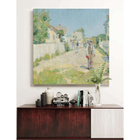 Street In Gloucester by Childe Hassam