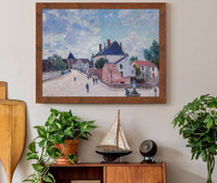 Street In Moret by Alfred Sisley