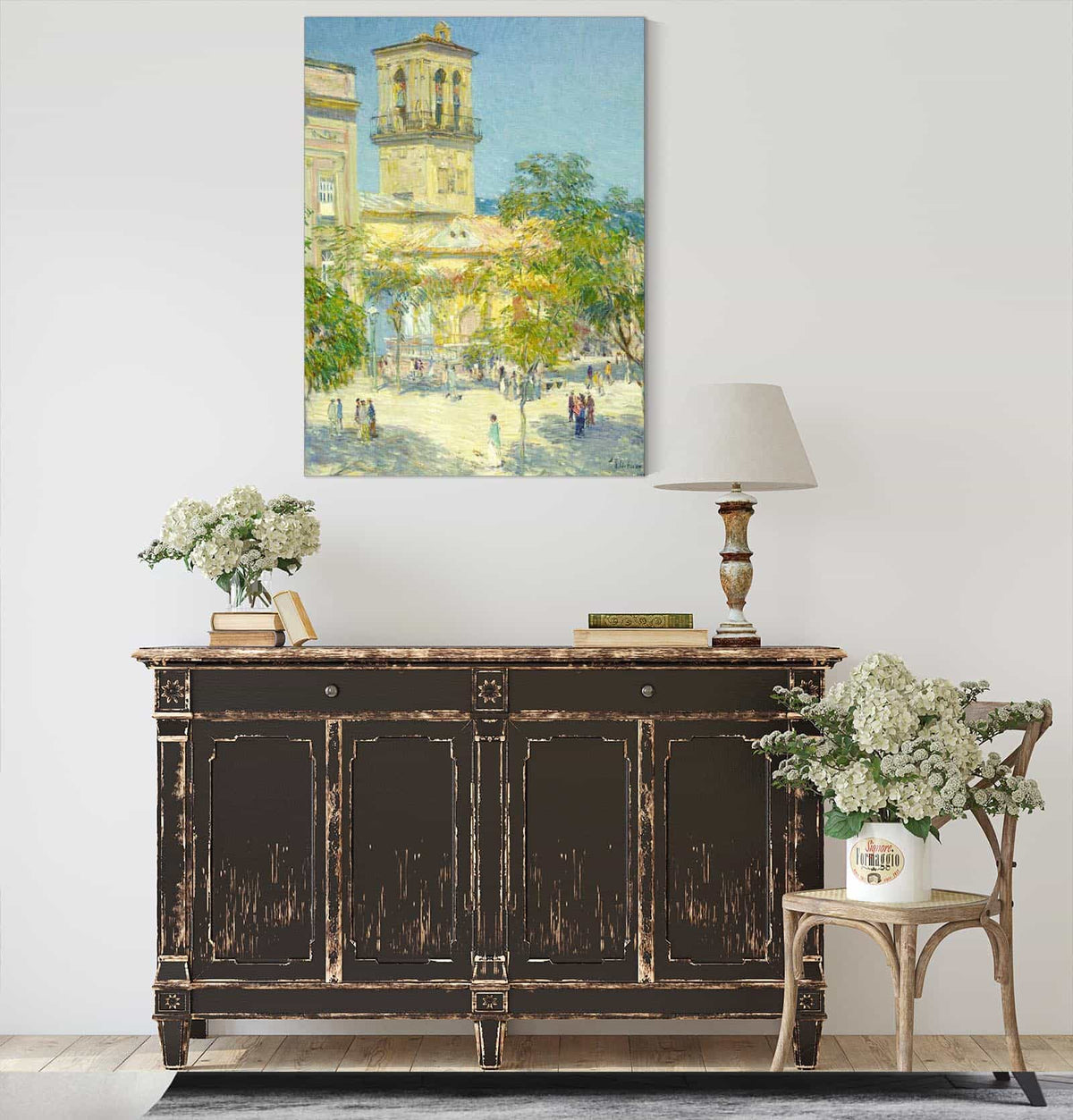 Street Of The Great Captain Cordoba by Childe Hassam