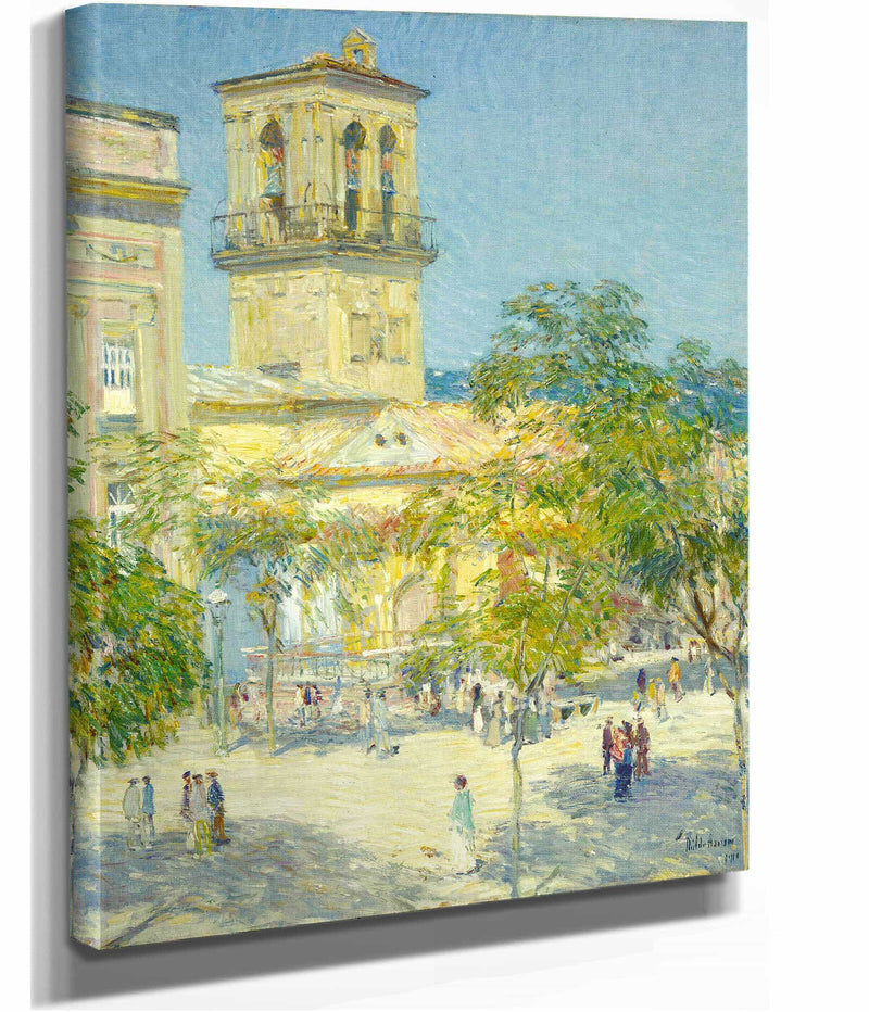 Street Of The Great Captain Cordoba by Childe Hassam