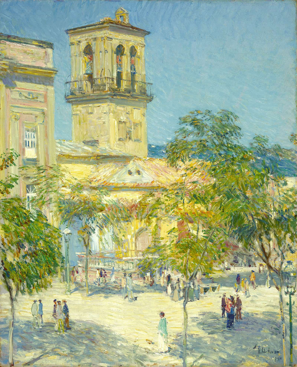 Street Of The Great Captain Cordoba by Childe Hassam