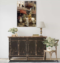 Street Scene In India by Edwin Lord Weeks