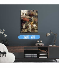 Street Scene In India by Edwin Lord Weeks