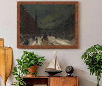 Street Scene With Snow Th Street Nyc by Robert Henri