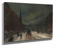 Street Scene With Snow Th Street Nyc by Robert Henri