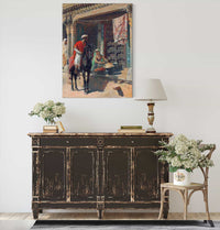 Street Vendor Ahmedabad by Edwin Lord Weeks