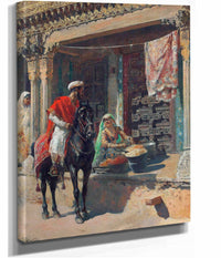 Street Vendor Ahmedabad by Edwin Lord Weeks