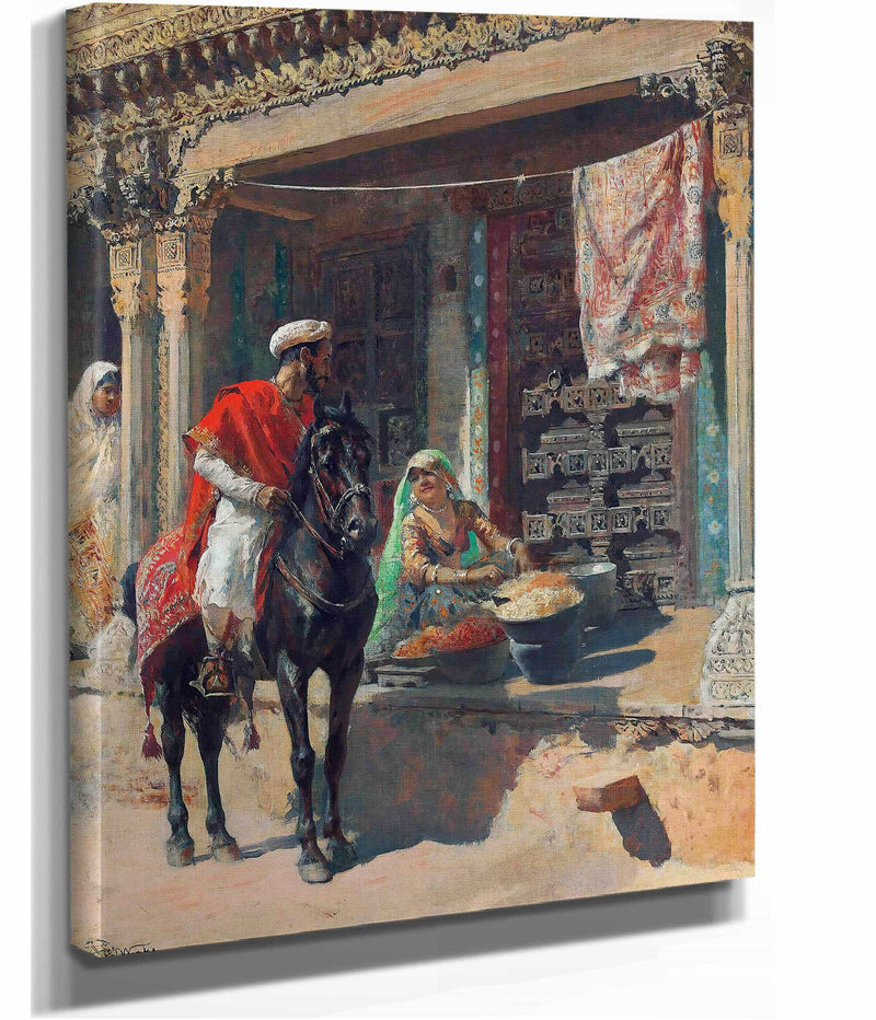 Street Vendor Ahmedabad by Edwin Lord Weeks