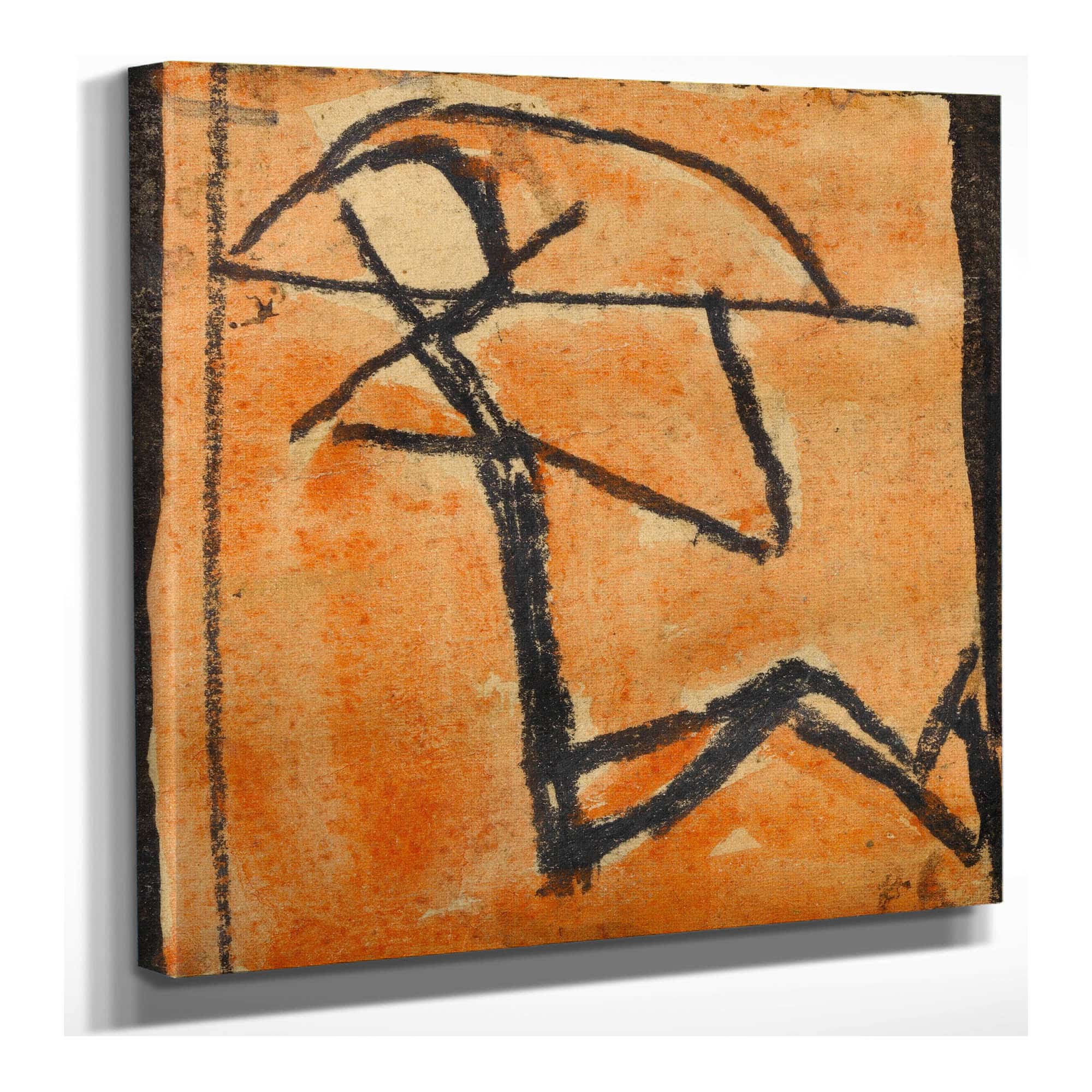 Strichmannchen Mit Bogen by Egon Schiele