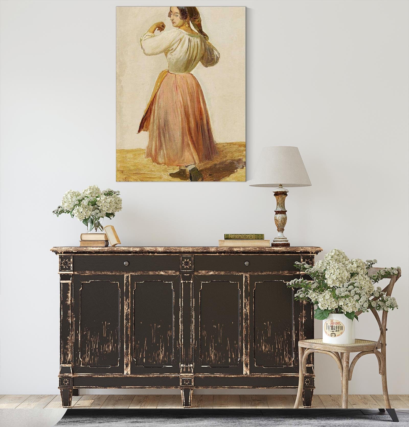 Studie Af Dansende Italienerinde by Wilhelm Marstrand