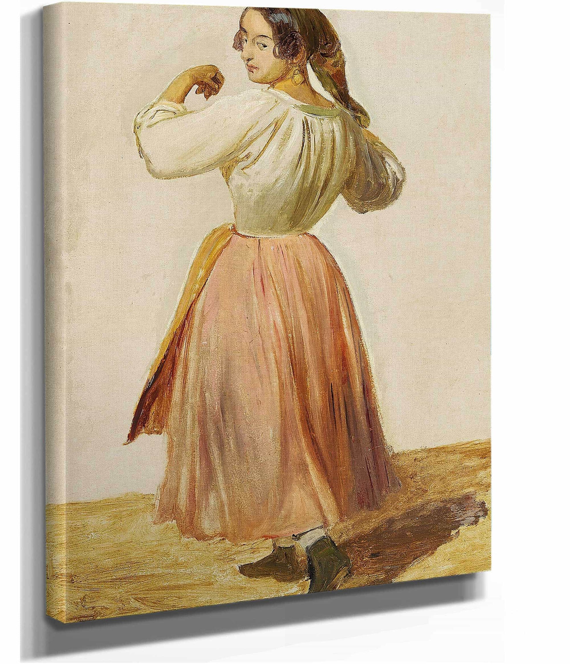 Studie Af Dansende Italienerinde by Wilhelm Marstrand
