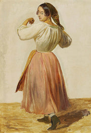 Studie Af Dansende Italienerinde by Wilhelm Marstrand