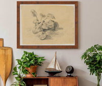 Studie Einer Blattpflanze by Johann Peter Krafft