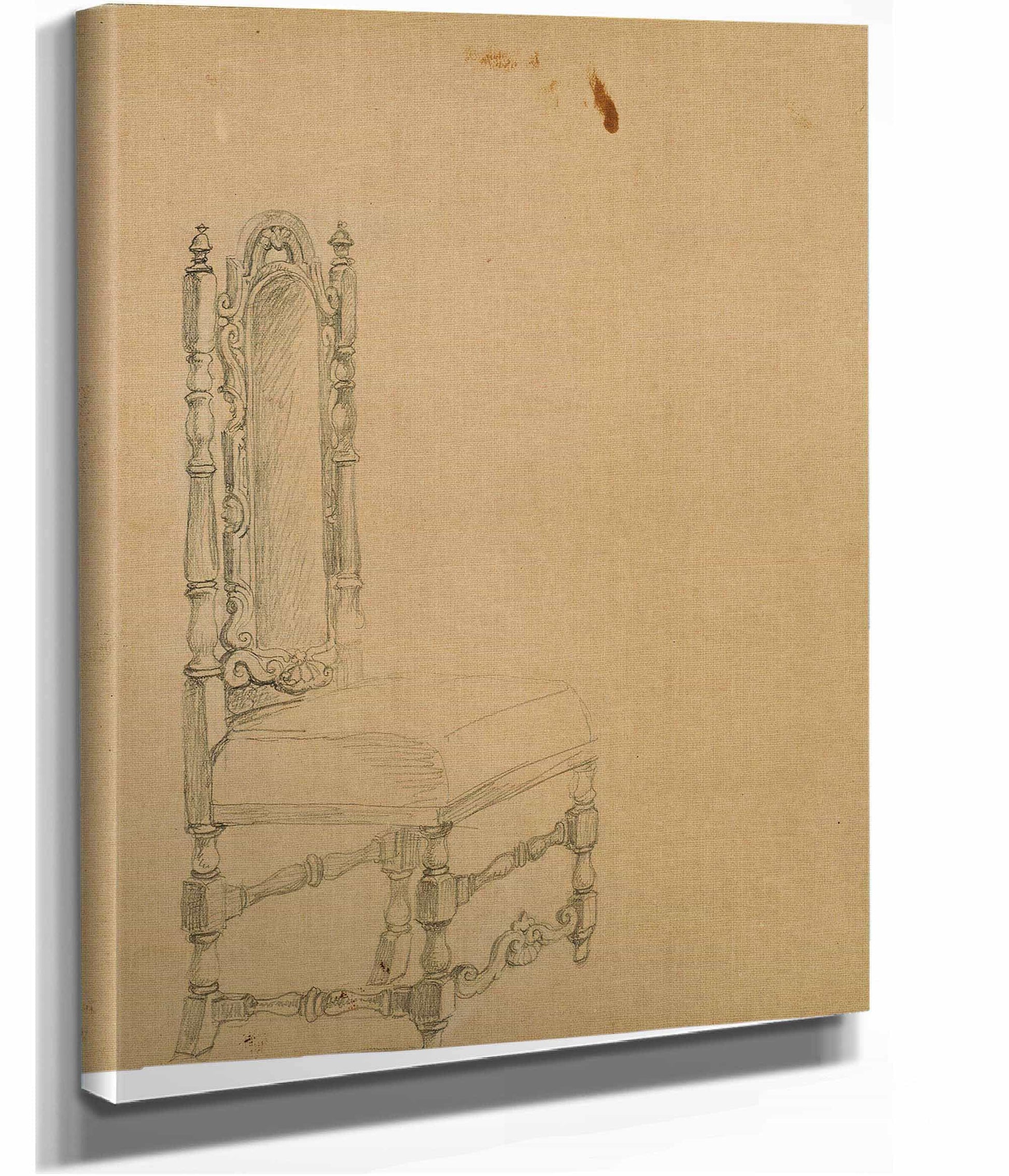 Studie Einer Sessellehne by Johann Peter Krafft