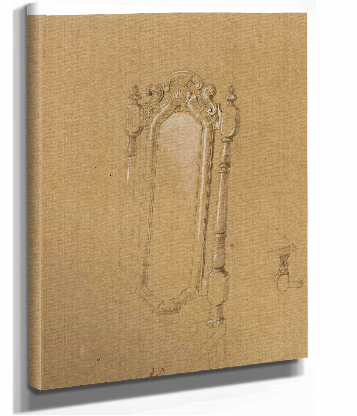 Studie Einer Sessellehne by Johann Peter Krafft