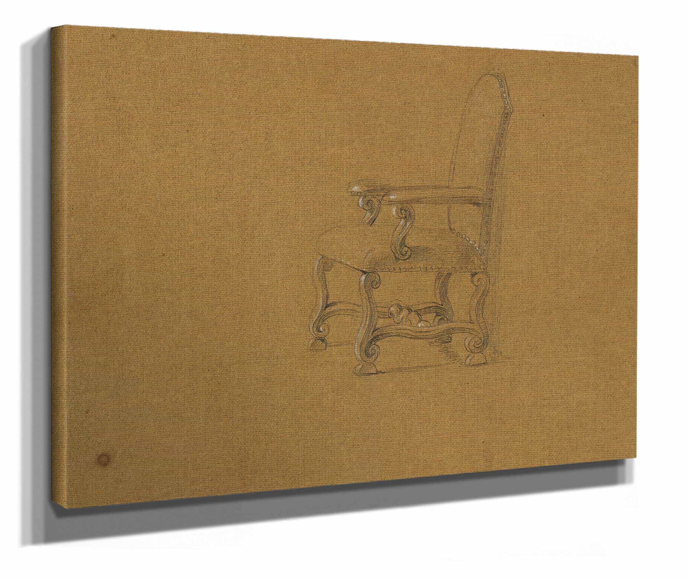 Studie Eines Armstuhles by Johann Peter Krafft