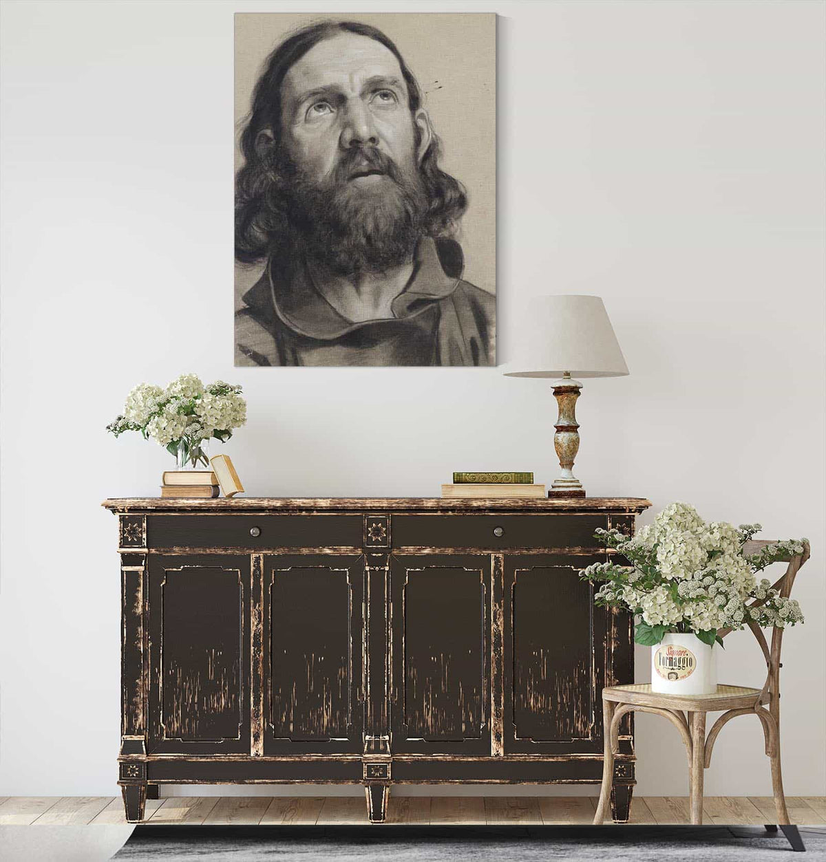 Studie Eines Bartigen Mannes by Franz Von Defregger