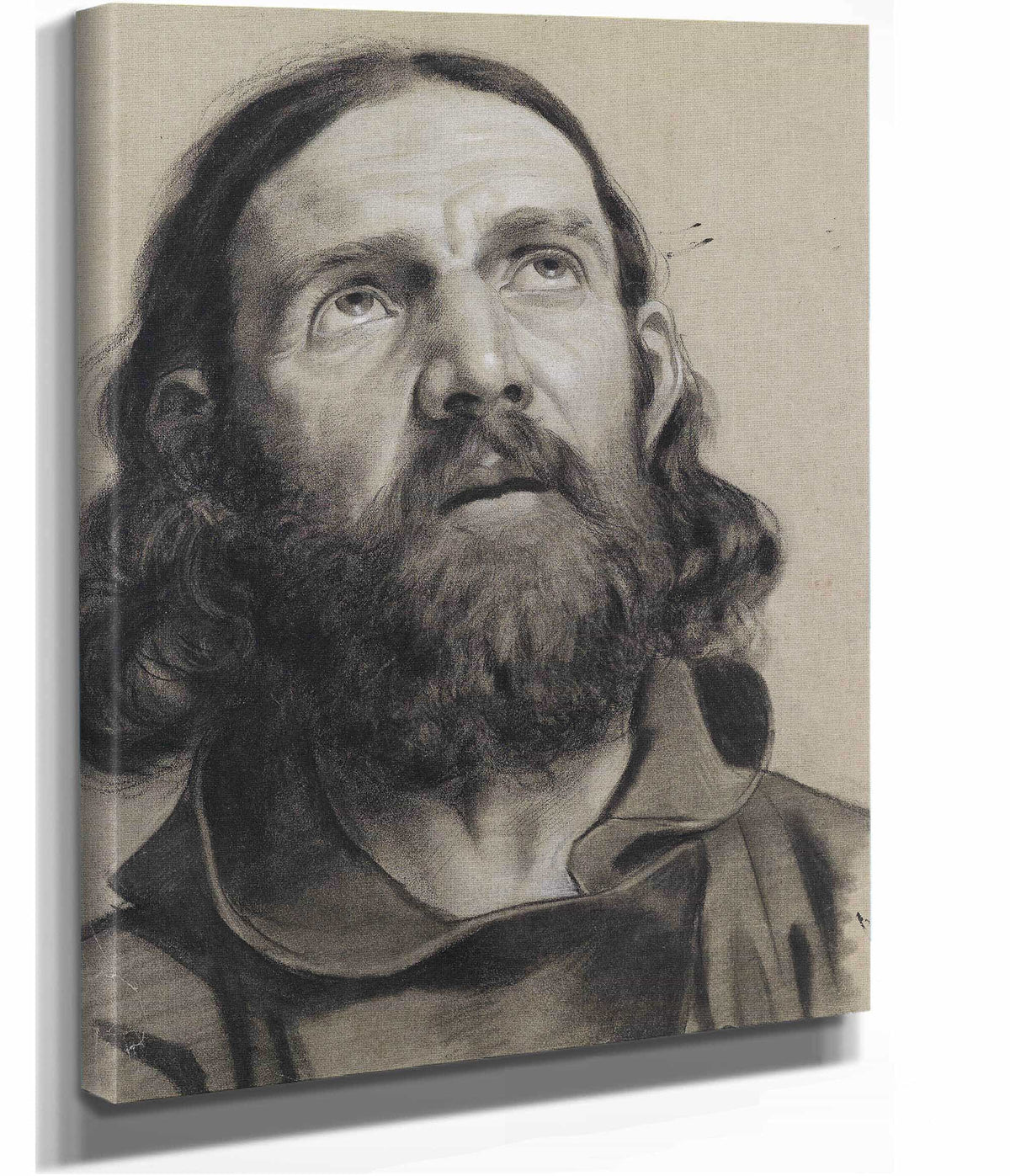 Studie Eines Bartigen Mannes by Franz Von Defregger