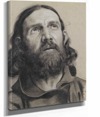 Studie Eines Bartigen Mannes by Franz Von Defregger