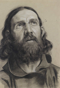 Studie Eines Bartigen Mannes by Franz Von Defregger