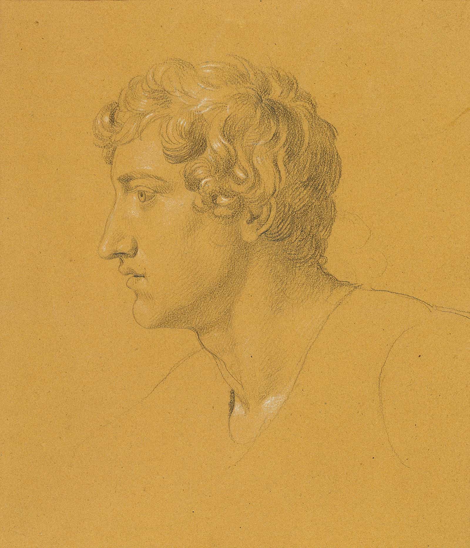 Studie Eines Kopfes by Johann Peter Krafft