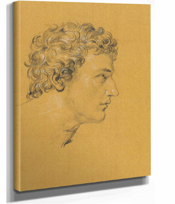 Studie Eines Kopfes by Johann Peter Krafft