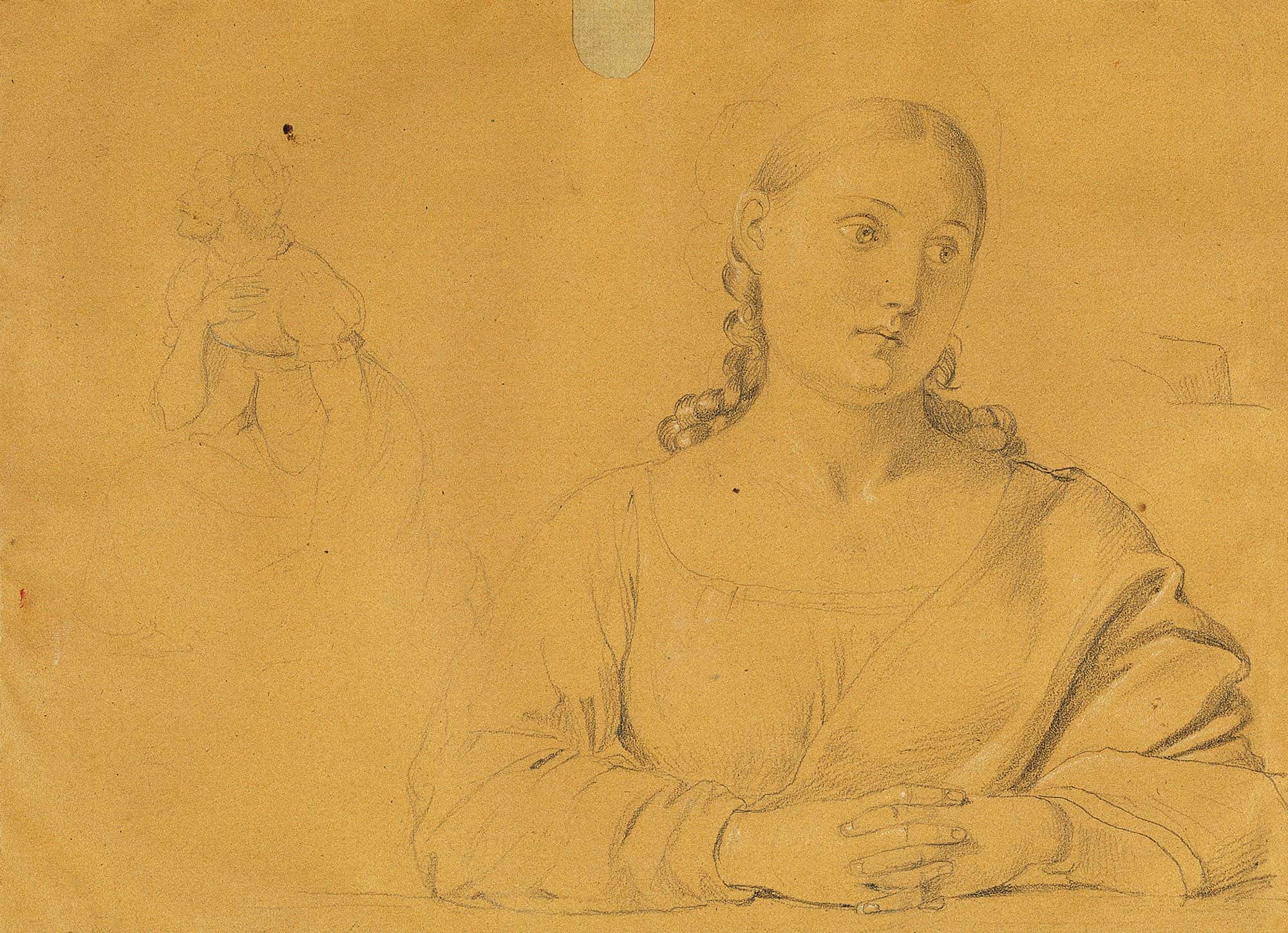 Studie Eines Madchens by Johann Peter Krafft