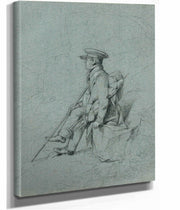 Studie Eines Rastenden Malers by Johann Peter Krafft