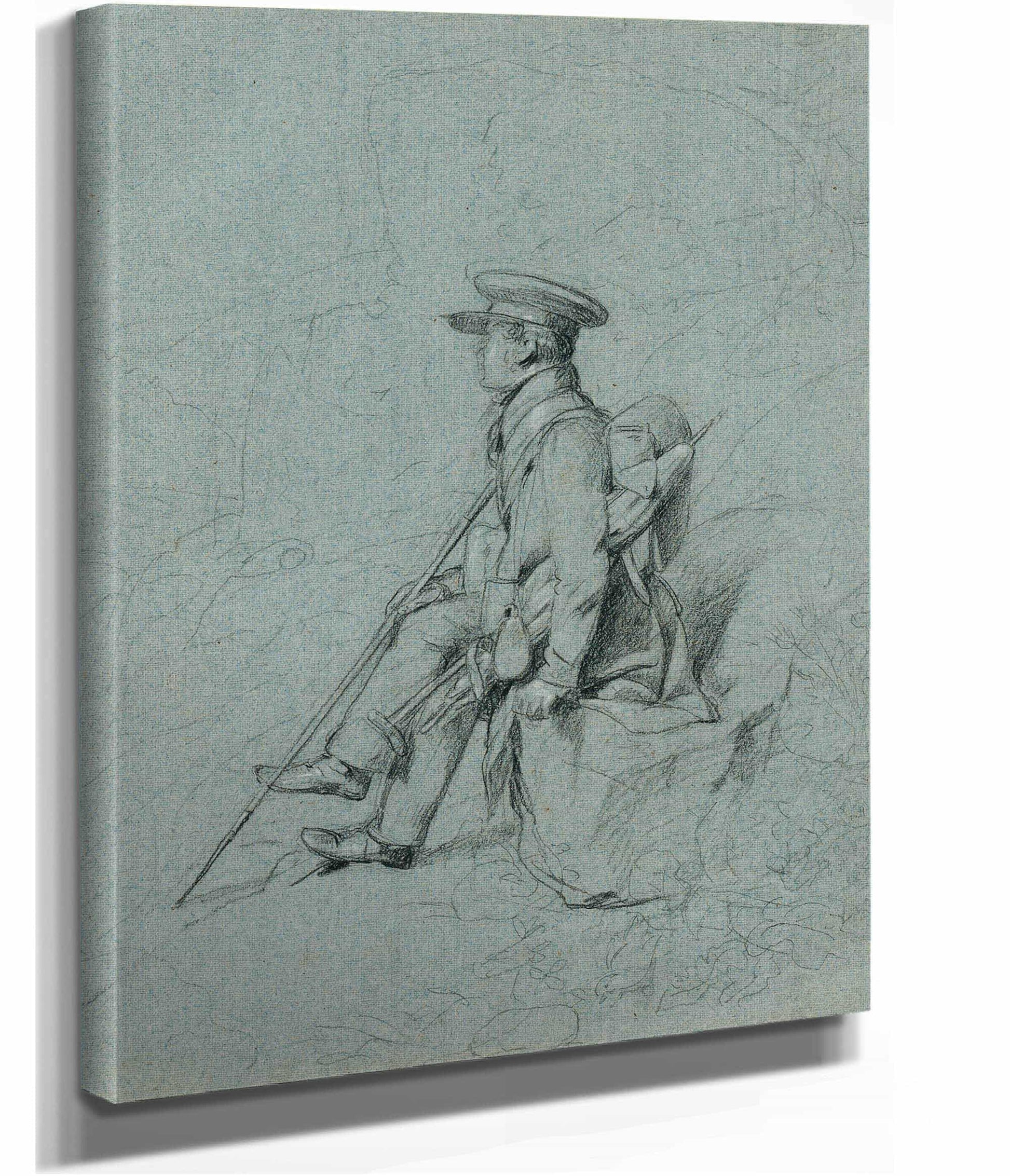 Studie Eines Rastenden Malers by Johann Peter Krafft