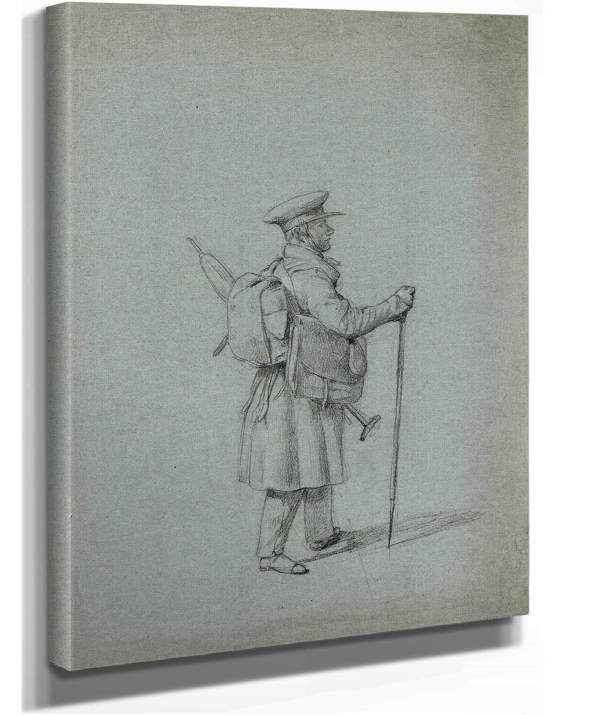 Studie Eines Reisenden Malers by Johann Peter Krafft