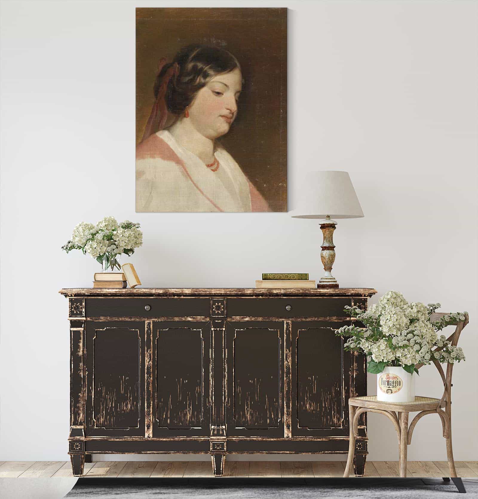 Studie Frl Von Heintl by Friedrich Von Amerling