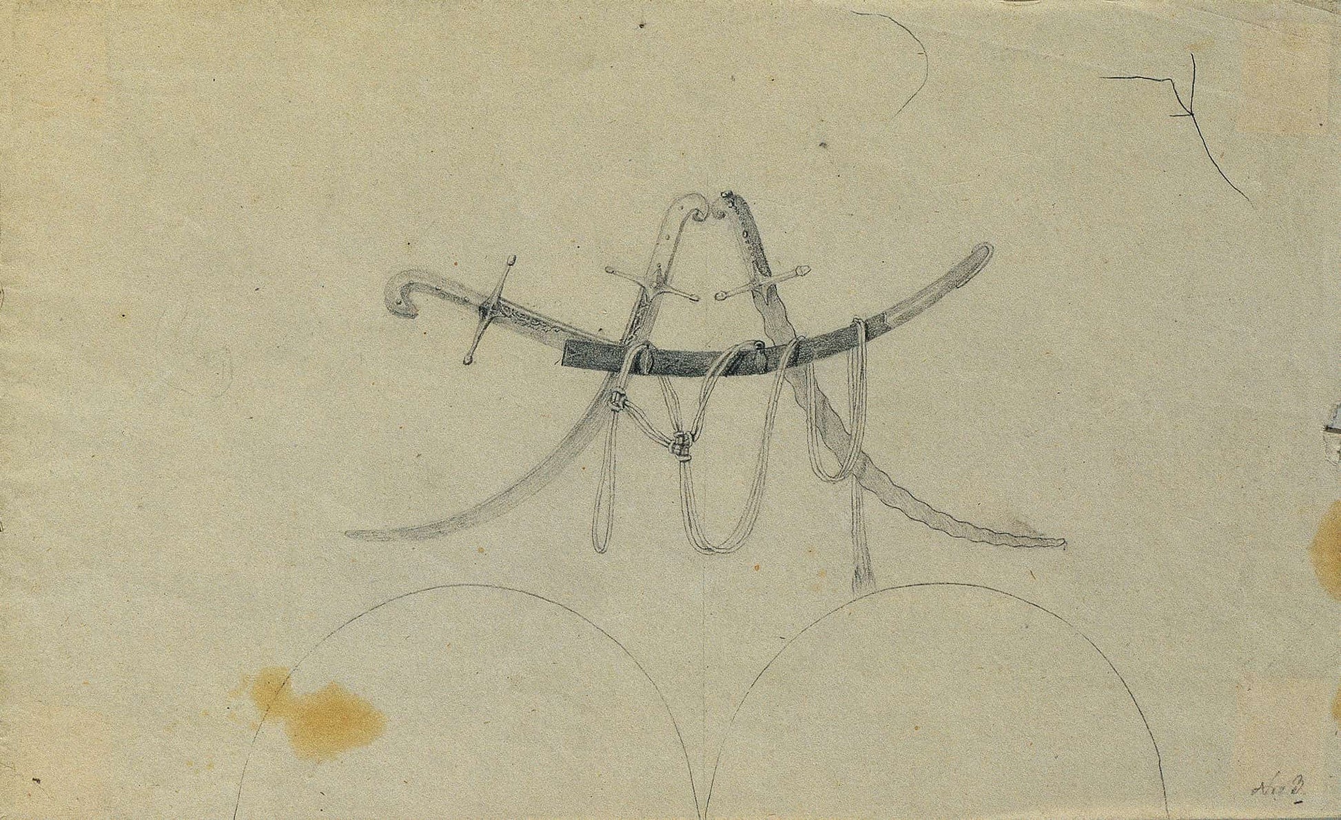 Studie Mit Sabeln by Johann Peter Krafft