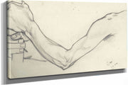 Studie Van Een Linkerarm Die Een Stok Vasthoudt by Richard Nicolaus Roland Holst