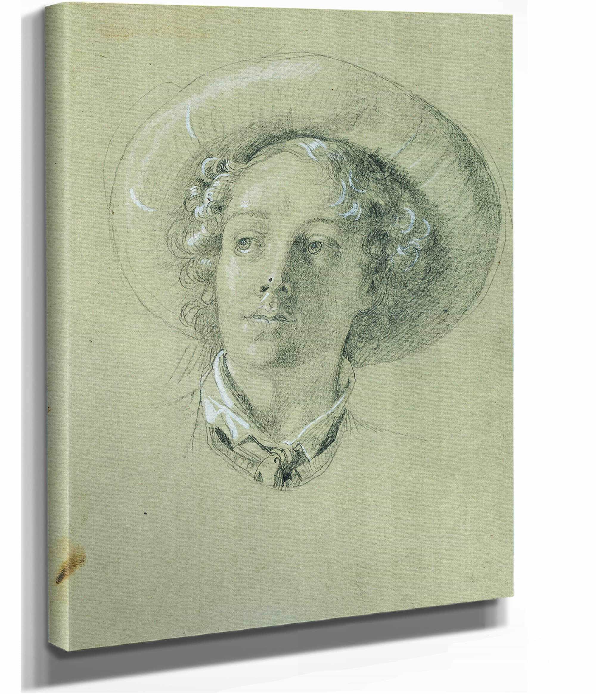 Studie Zu Hermann Und Dorothea Im Weinberg Before by Johann Peter Krafft