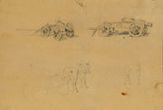 Studie Zu Kanonen Heeresutensilien 1 by Johann Peter Krafft