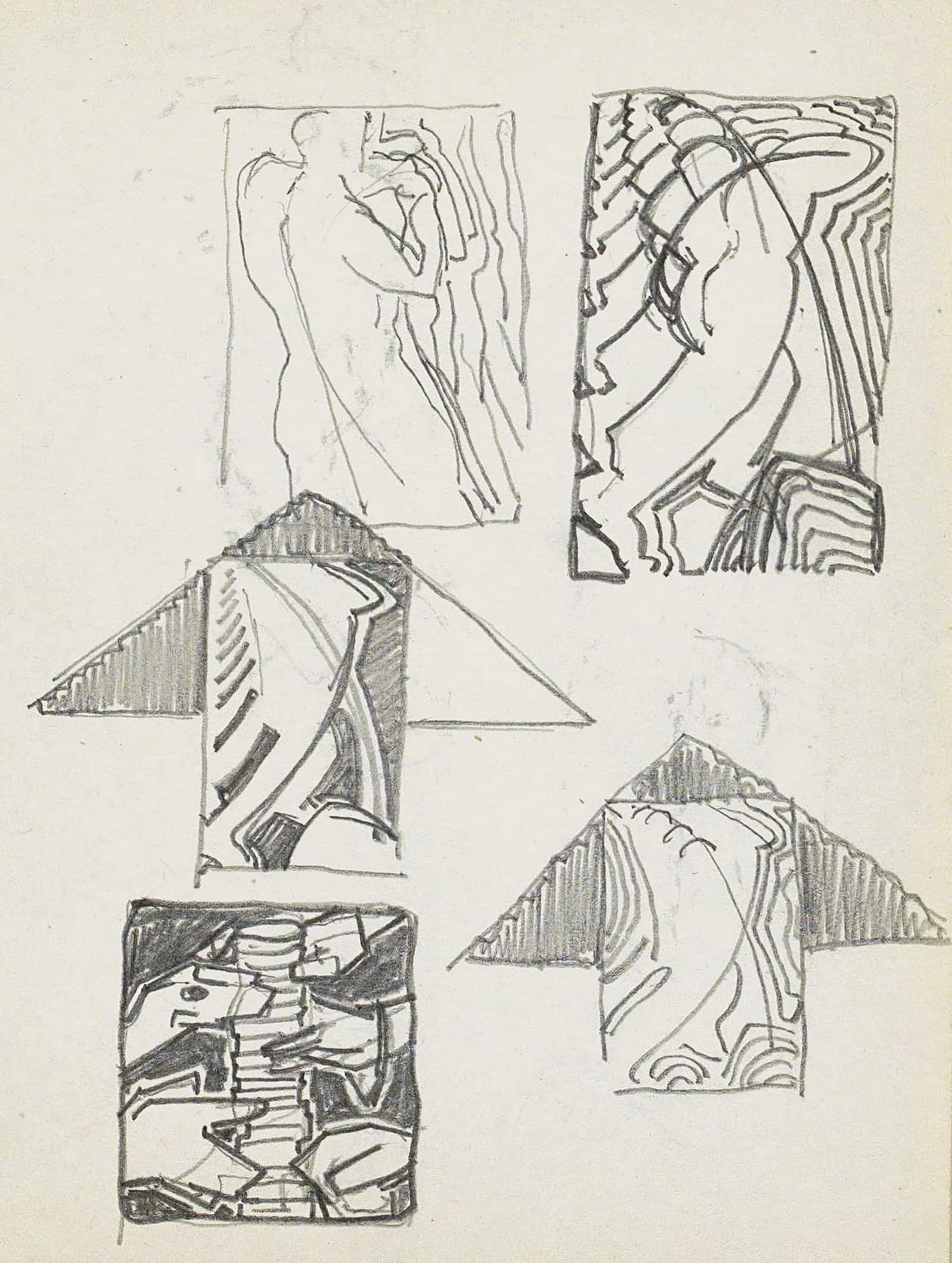 Studieblad Onder Andere Met Figuren En Dierenkoppen by Reijer Stolk