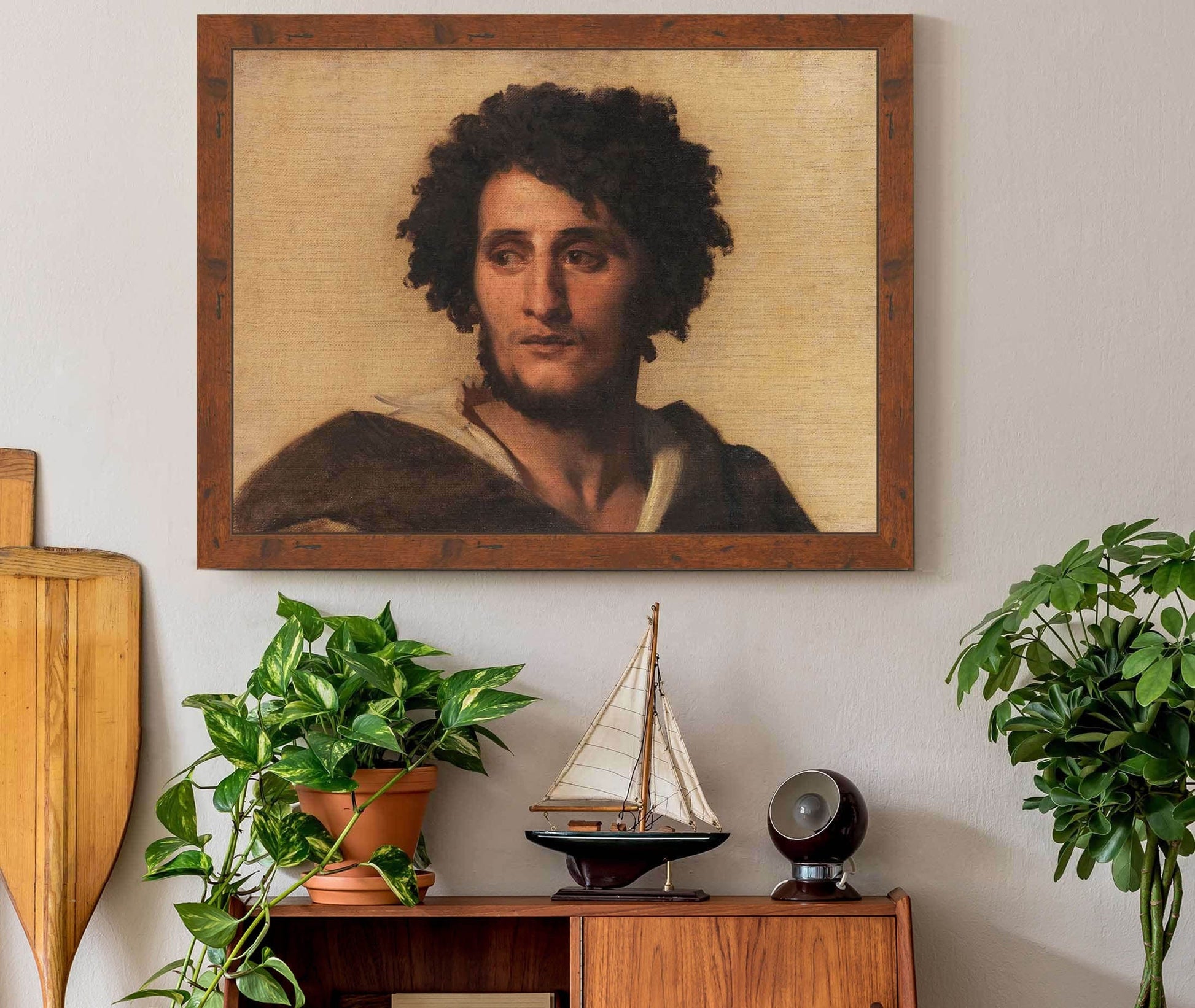 Studienkopf Eines Romers by Anselm Feuerbach