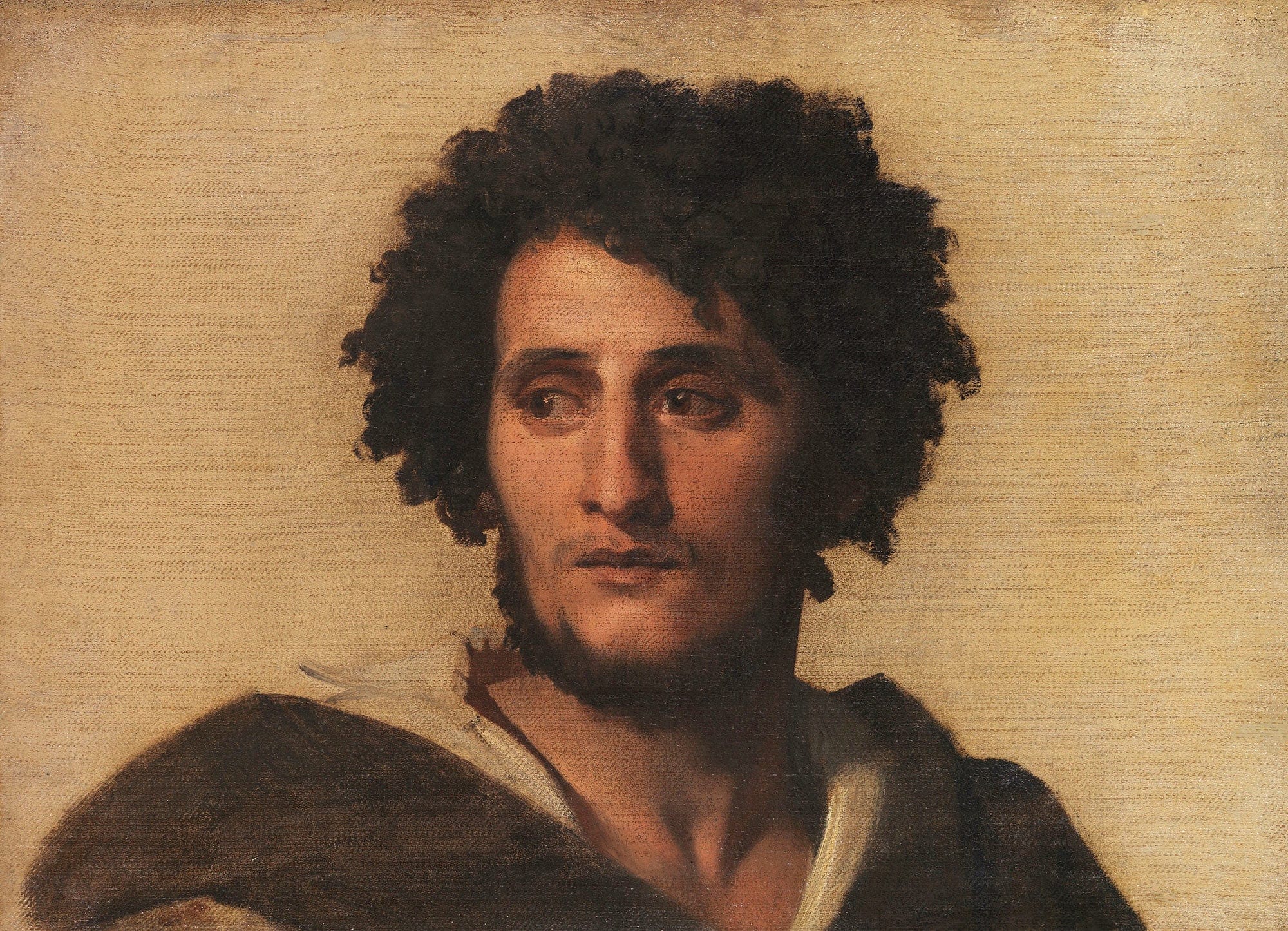 Studienkopf Eines Romers by Anselm Feuerbach